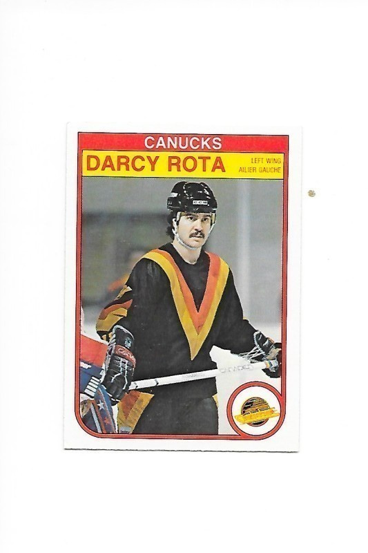 1982-83 OPC #355 Darcy Rota Vancouver Canucks