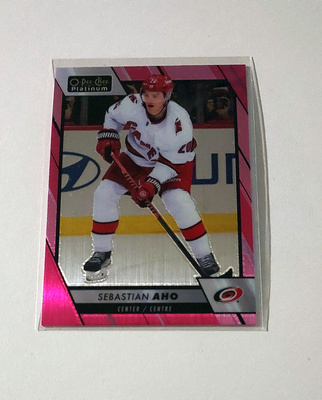 2023-24 OPC Platinum Matte Pink #92 Sebastian Aho