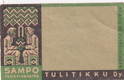 Sampo. Tulitikku Oy, Blanko  s4/3