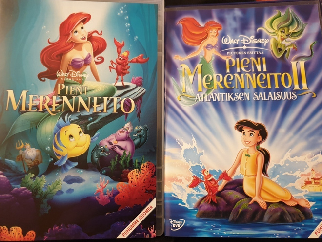 Pieni merenneito ja Pieni merenneito 2 (dvd)