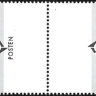 Åland 2001 Tuulimyllyt 7,00 mk välilöpari logo ** LaPe 193 - pikkukuva 2