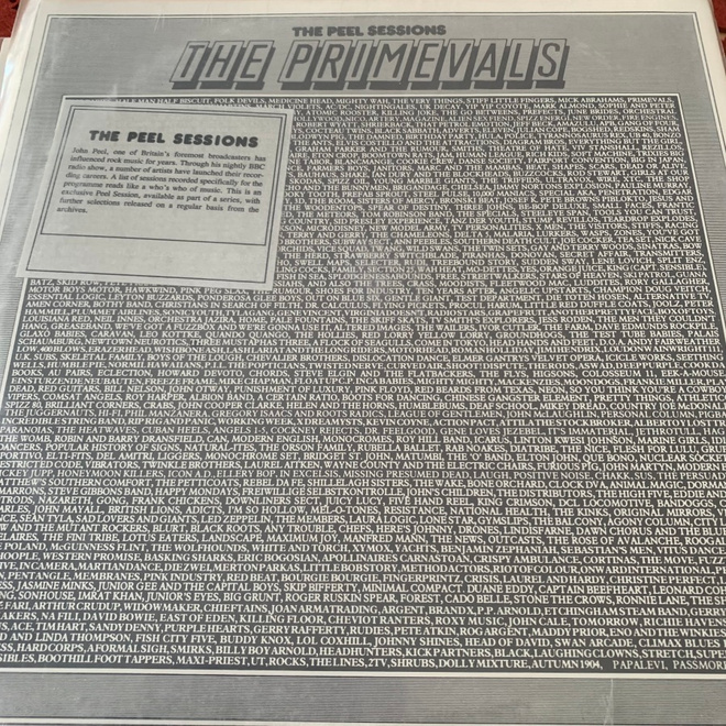 THE PRIMEVALS: The Peel Sessions.   ** UUSI**