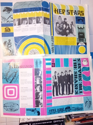 HEP STARS / THE SHANES promojulisteet 1960-luvulta  ( SIS PS