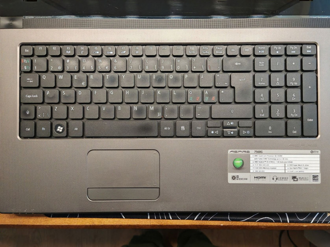 Acer 7560G-835G1TMnkk, Windows 11 Home