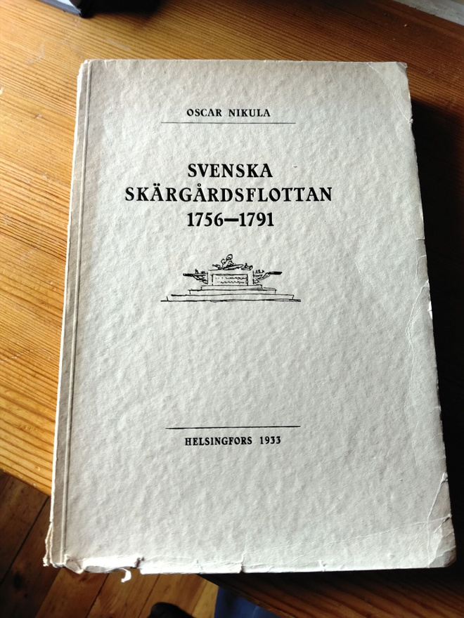 oskar nikula svenska skärgårdflottan 1756-1791