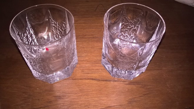 Juomalasi 2 kpl, Kalinka. Design: Timo Sarpaneva, Iittala