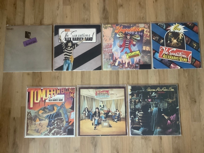 The Sensational Alex Harvey Band vinyylilevyt x 10