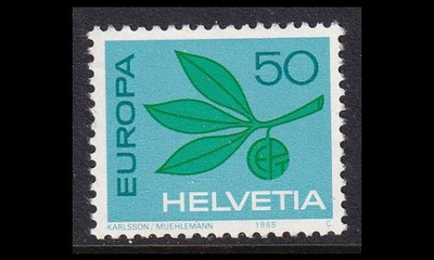 Sveitsi 825 ** Europa (1965)