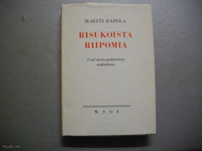 Martti Rapola: Risukoista riipomia (18.3)
