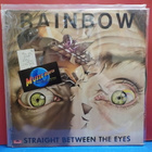 RAINBOW - STRAIGHT BETWEEN THE EYES EX-/EX- FIN -82 LP (+) - pikkukuva 1