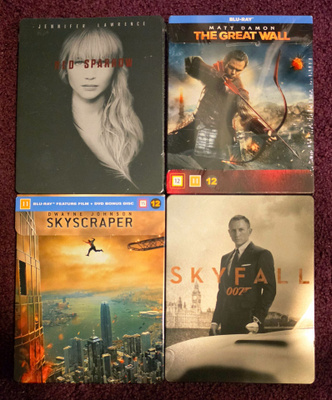 4 Steelbookkia...hox!!..2 on vielä kelmuissa