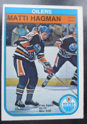 MATTI HAGMAN Edmonton Oilers