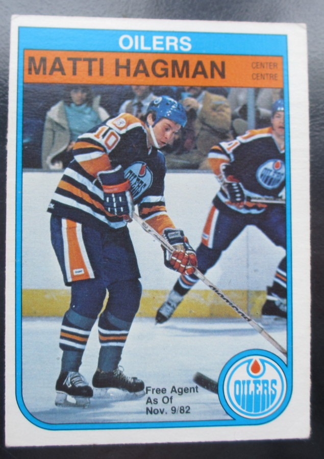 MATTI HAGMAN Edmonton Oilers