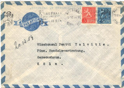 ILMAPOSTI HELSINKI-KÖLN