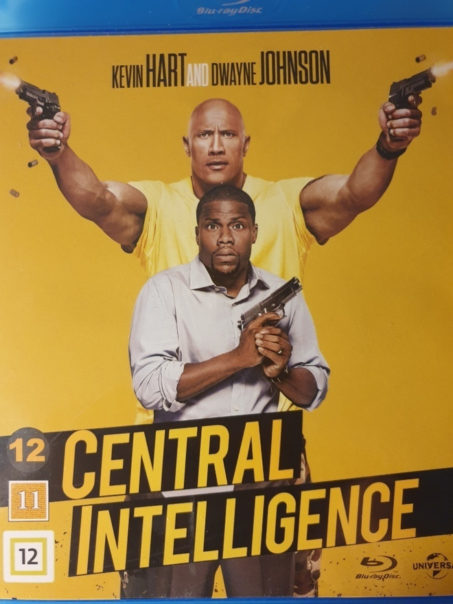 CENTRAL INTELLIGENCE BLU-RAY