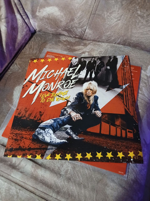 Michael Monroe – I Live Too Fast To Die Young LP + KORTTI