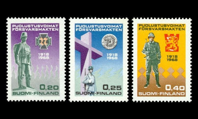 644-6 ** Puolustusvoimat 50 vuotta (1968)