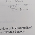 Timo Saloviita : Adaptive Behaviour of Institutionalized ... - pikkukuva 3