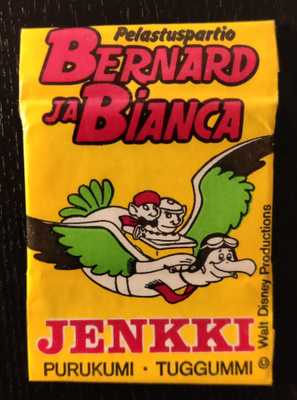 Bernand ja Bianca kääre + purkka
