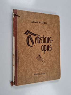 Arvo Sainio : Tekstausopas