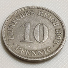 Saksa 10 Pfennig 1906F - pikkukuva 3
