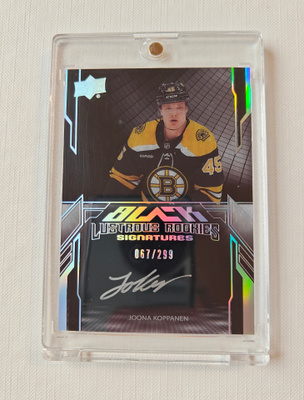 Joona Koppane - 23-24 UD Black Lustrous Rookies Signatures