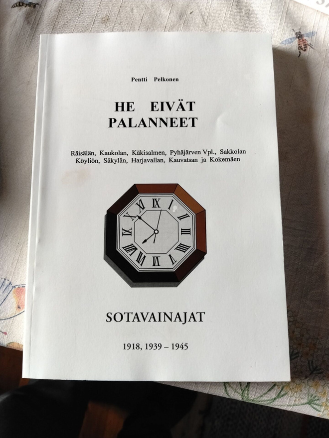 pentti pelkonen sotavainajat he eivät palanneet