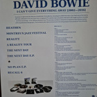 DAVID BOWIE - I CAN'T GIVE EVERYTHING AWAY 2002-2016 BOX SET - pikkukuva 2