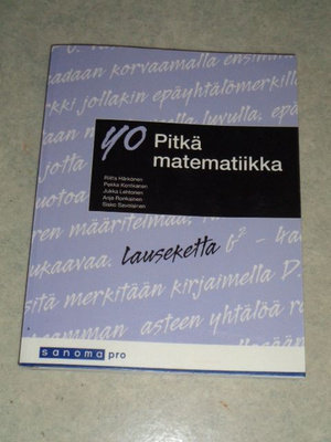 Lukion pitkän matematiikan yo- kokeita