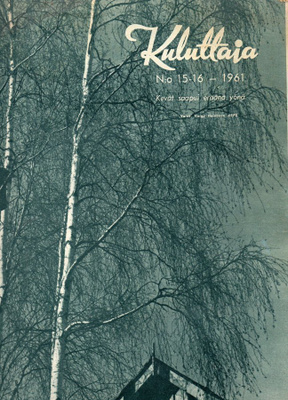 Kuluttaja n:o 15/16 1961 Uuno Takki. Mauretania. Auguste Ren