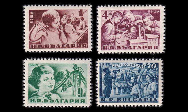 Bulgaria 801-4 * Lapsen päivä (1951)