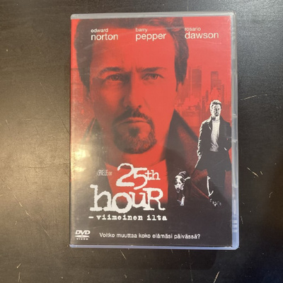 25th Hour - viimeinen ilta DVD