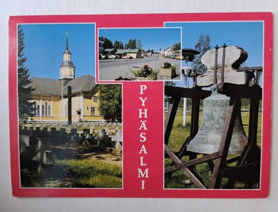 Pyhäsalmi, kortissa 3 kuvaa, kulkenut 1991