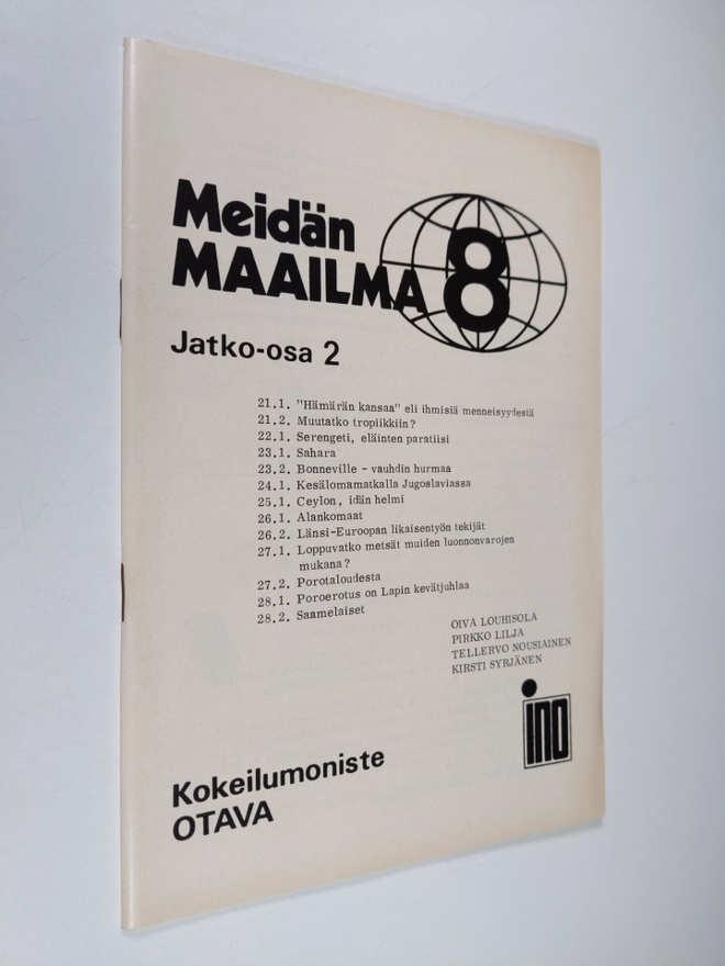 Meidän maailma 8 - Jatko-osa 2, kokeilumoniste