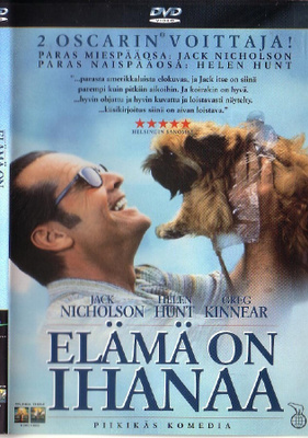 dvd, Elämä on ihanaa (Jack Nicholson, Helen Hunt) [komedia]