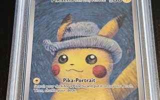 Pikachu With Grey Felt Hat SVP 085 x Van Gogh PSA 9 Mint