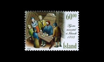 Islanti 1044 ** Väestönlaskenta 300v (2003)