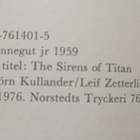 Kurt Vonnegut - Sirenerna på Titan (pocketbok) - pikkukuva 3