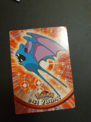 Zubat #41 Pokemon Topps TV Animation Edition card