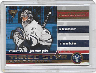 2001-02 Titanium Three-Star Selections #10 Curtis Joseph TOR