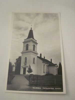 VANHA Postikortti Hamina 1950-l Alkup.Mallikappale
