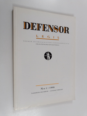 Defensor Legis : Suomen asianajajaliiton äänenkannattaja ...