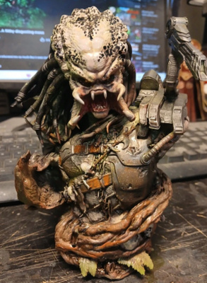 PREDATOR jungle hunter BUST 25cm - HEAD HUNTER STORE.