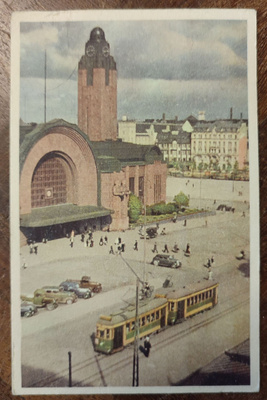 HELSINKI Rautatieasema 1948