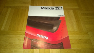 Esite Mazda 323 1,6 GTi, 1986