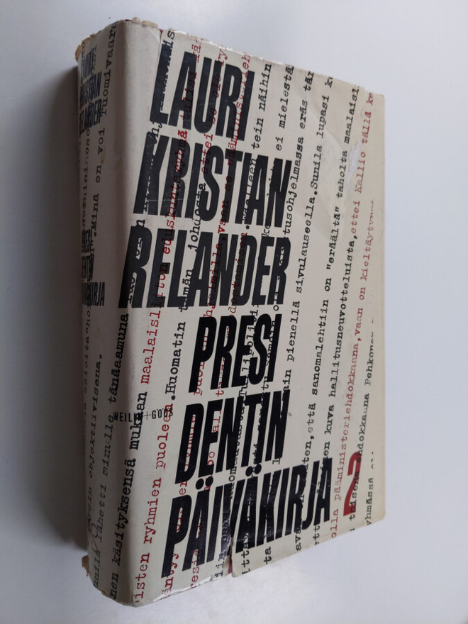 Lauri Kristian Relander : Presidentin päiväkirja 2