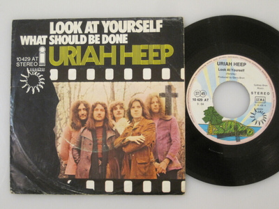 URIAH HEEP Look At Yourself 7" vinyylisingle