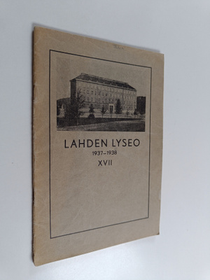Lahden lyseo XVII : 1937-1938