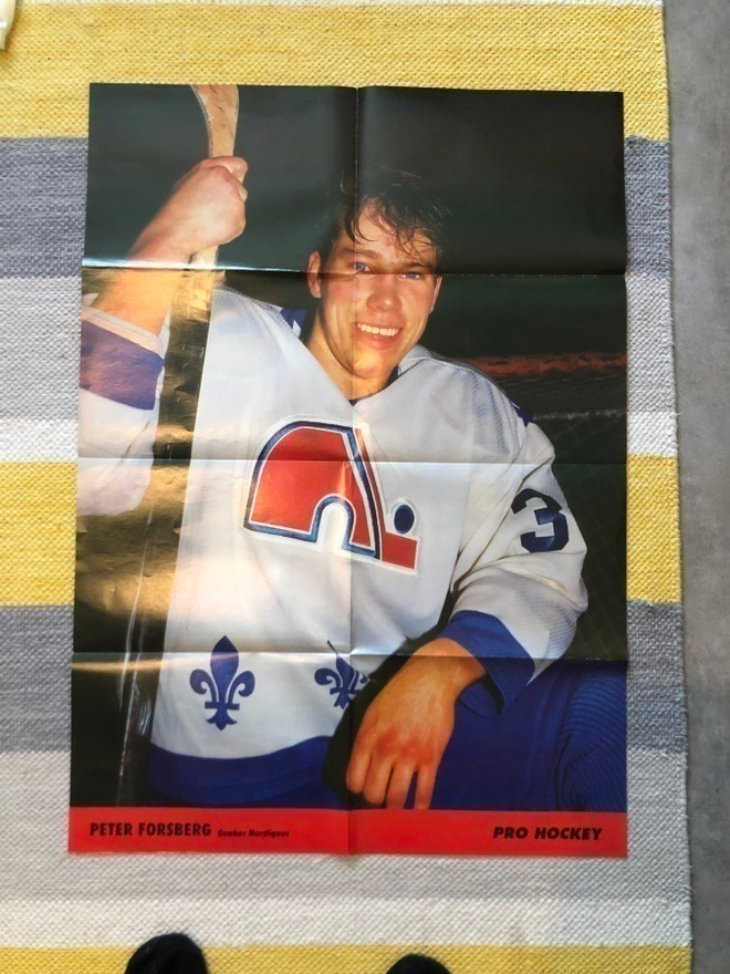 Peter Forsberg/ Pierre Turgeon/ Jaromir Jagr. Jättijuliste.