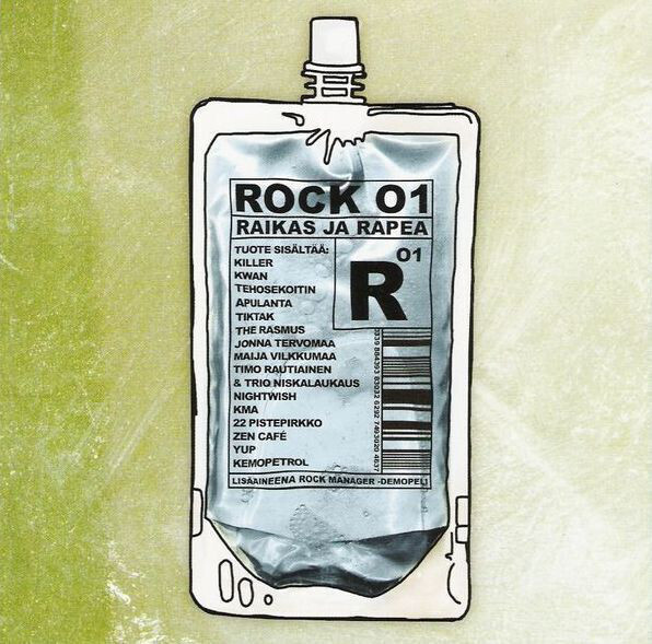 Rock 01 :  Raikas ja Rapea  -  Eri Esittäjiä  -  CD